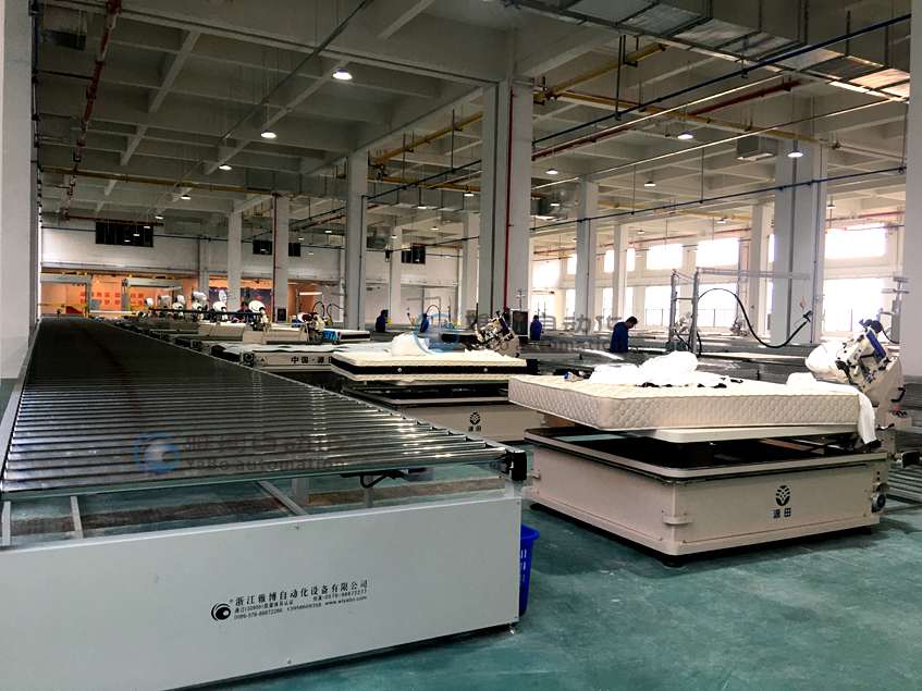 山東席夢思生產線